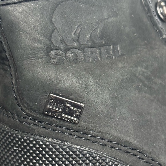 Sorel Men\'s OutDry Waterproof Black Leather Ankeny II Mid Hiking Boot main image 5